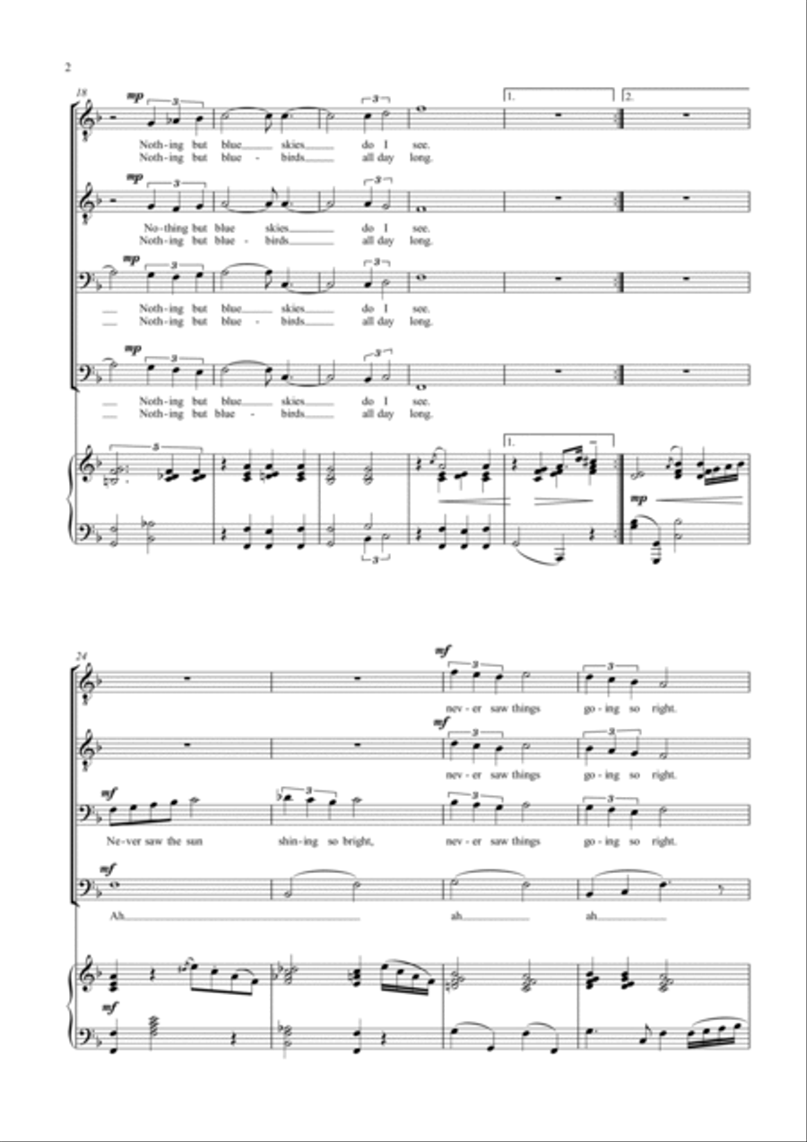 Blue Skies TTBB scores gallery preview page 2