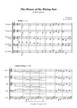 The House of the Rising Sun - for Brass Quartet