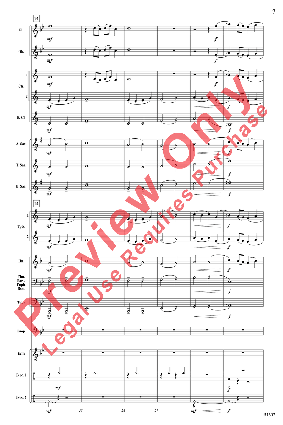 ...At Twilight ...At Twilight Concert Band scores gallery preview page 7