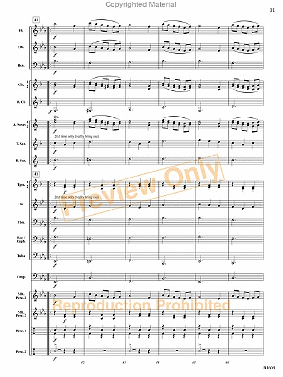 Christmas at the Circus Christmas at the Circus Concert Band scores gallery preview page 12
