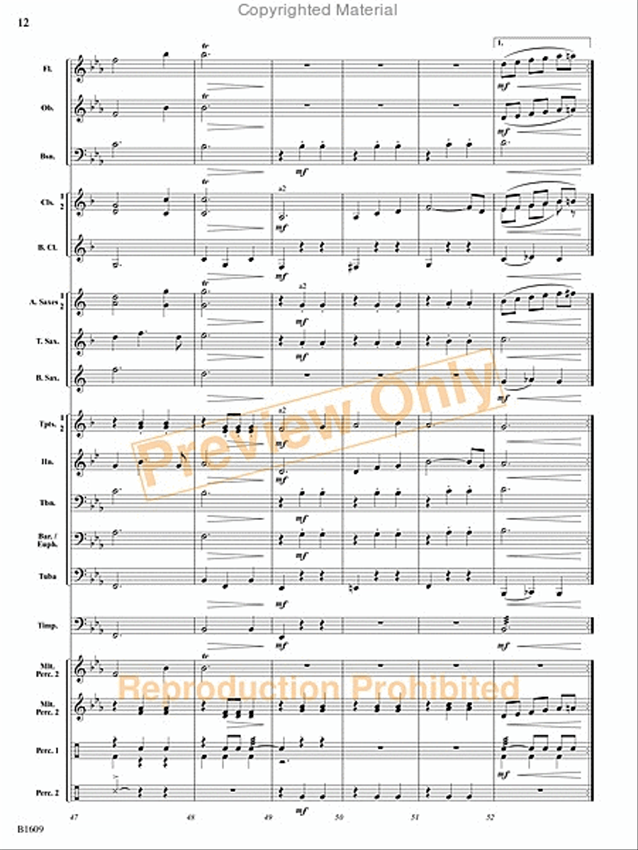 Christmas at the Circus Christmas at the Circus Concert Band scores gallery preview page 13