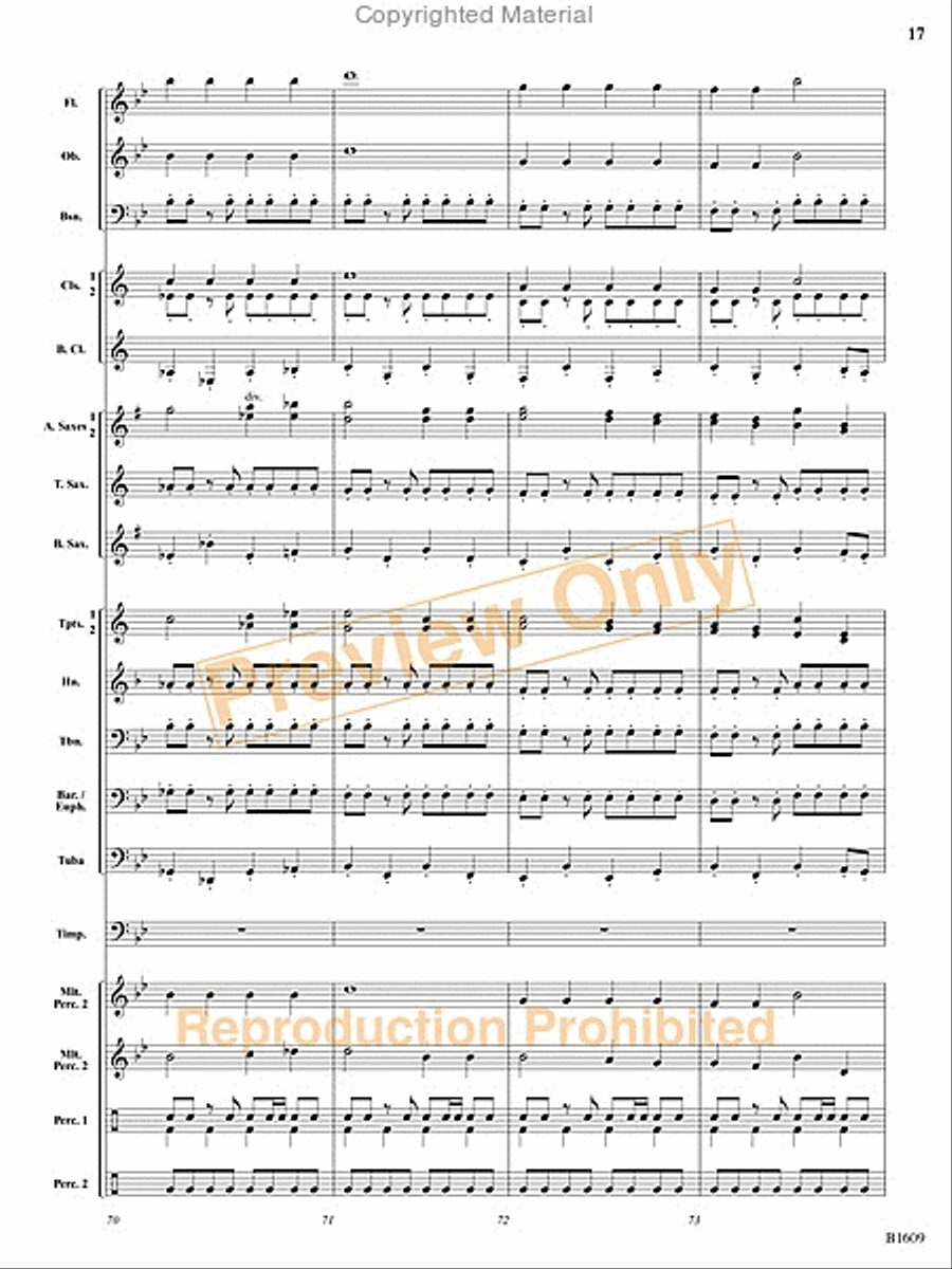 Christmas at the Circus Christmas at the Circus Concert Band scores gallery preview page 18