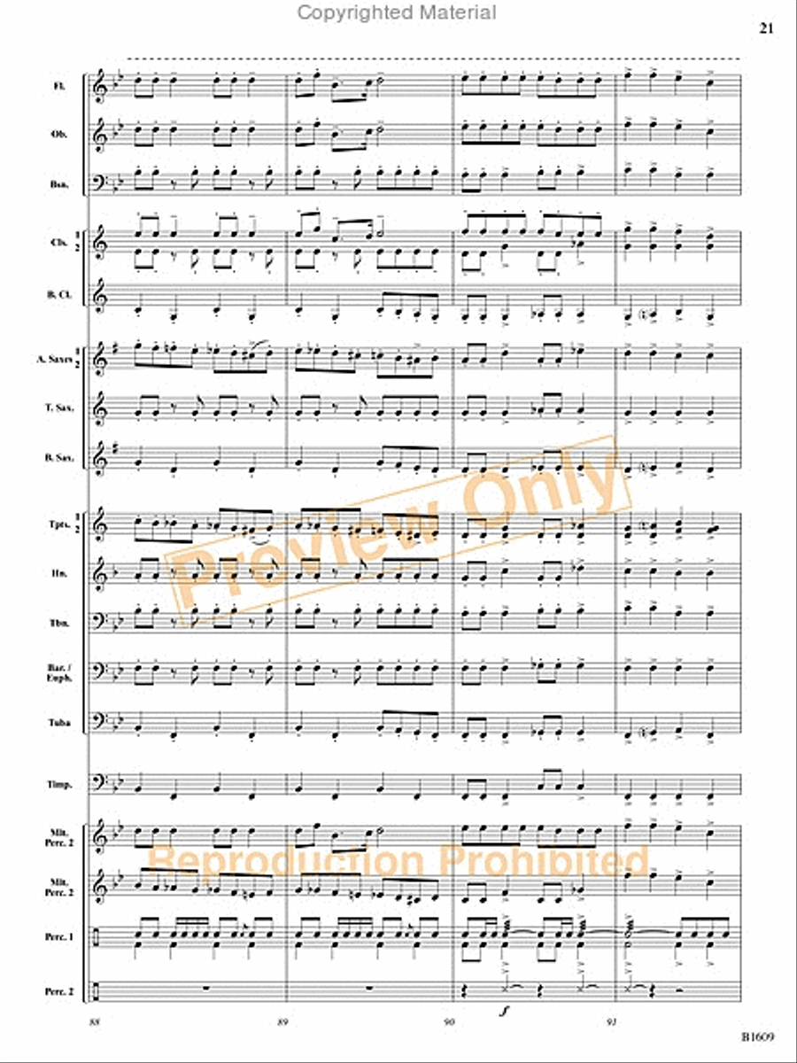 Christmas at the Circus Christmas at the Circus Concert Band scores gallery preview page 22