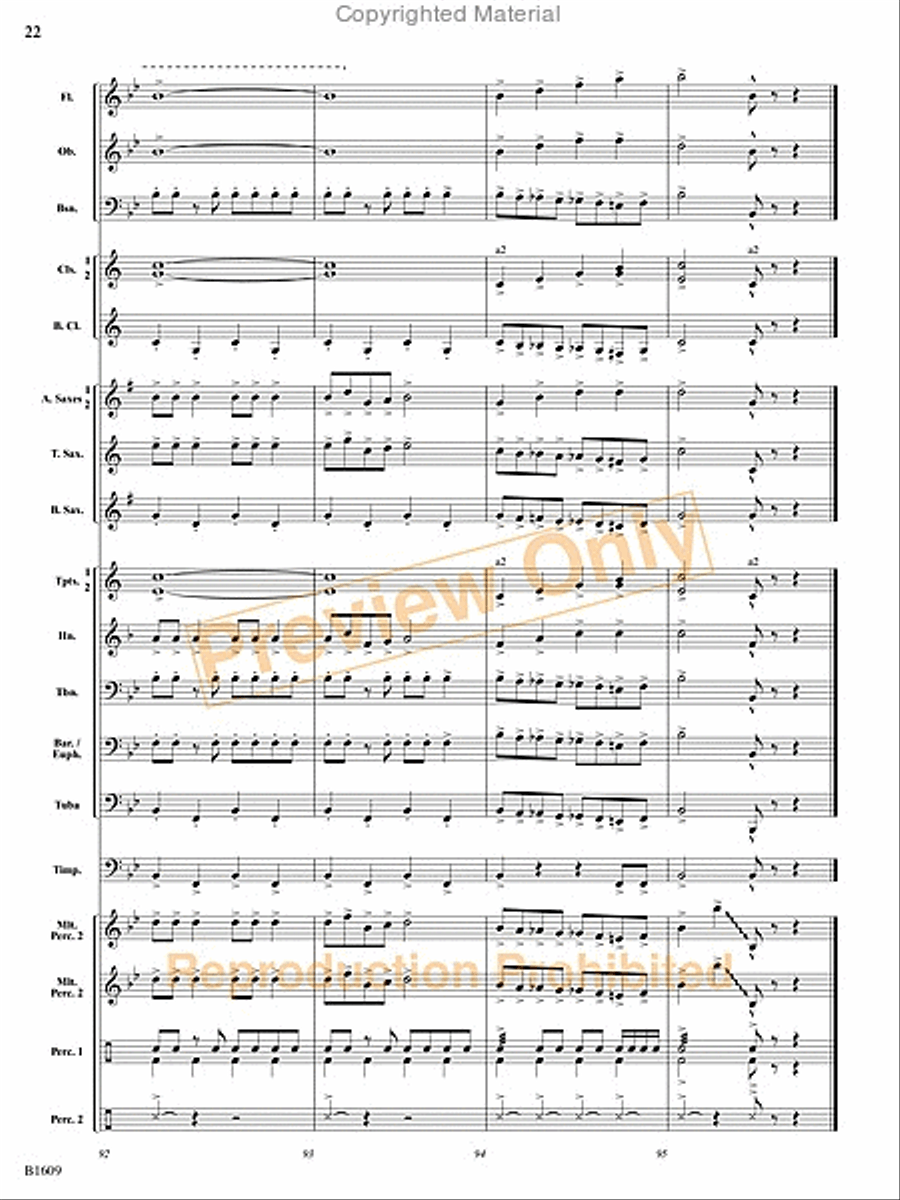 Christmas at the Circus Christmas at the Circus Concert Band scores gallery preview page 23