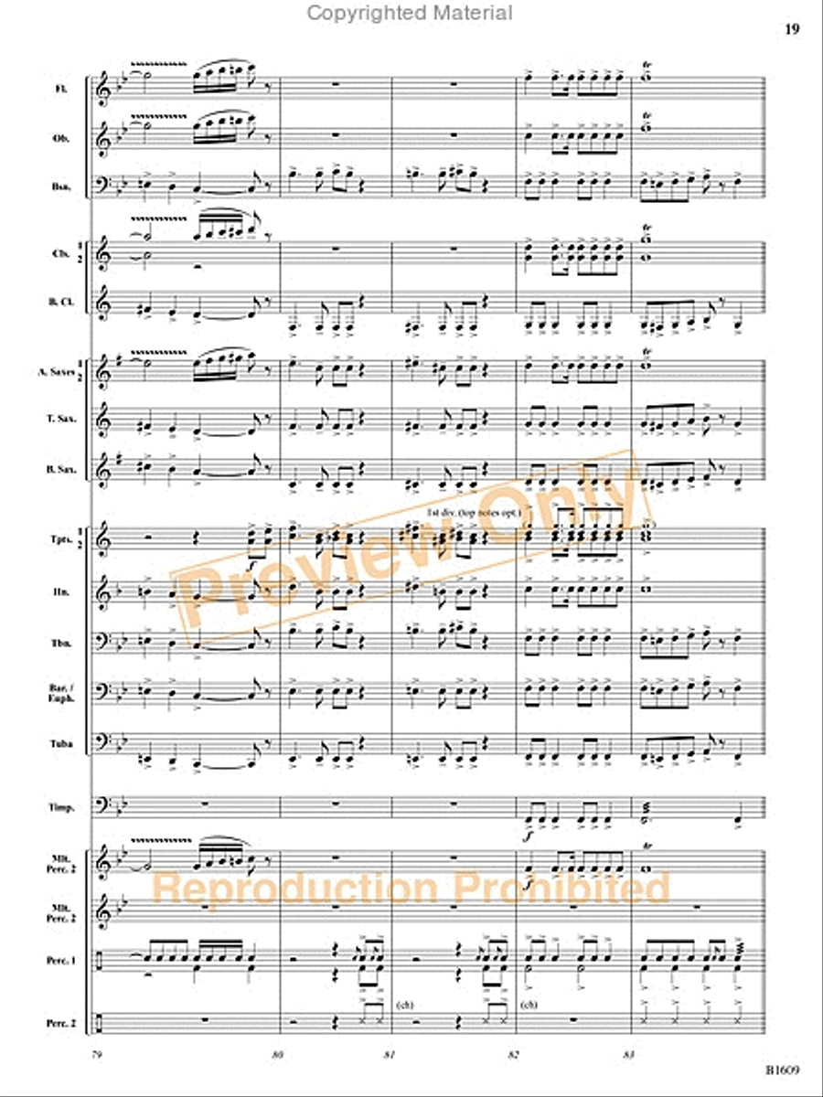 Christmas at the Circus Christmas at the Circus Concert Band scores gallery preview page 44