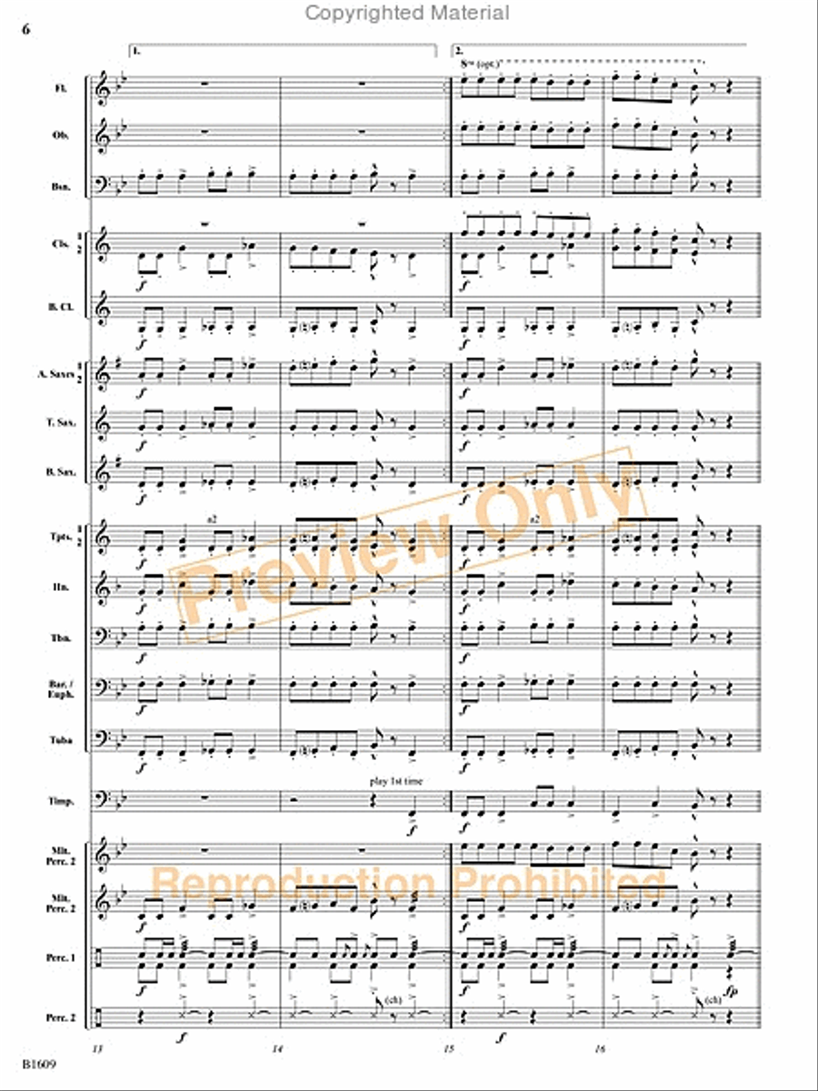 Christmas at the Circus Christmas at the Circus Concert Band scores gallery preview page 7