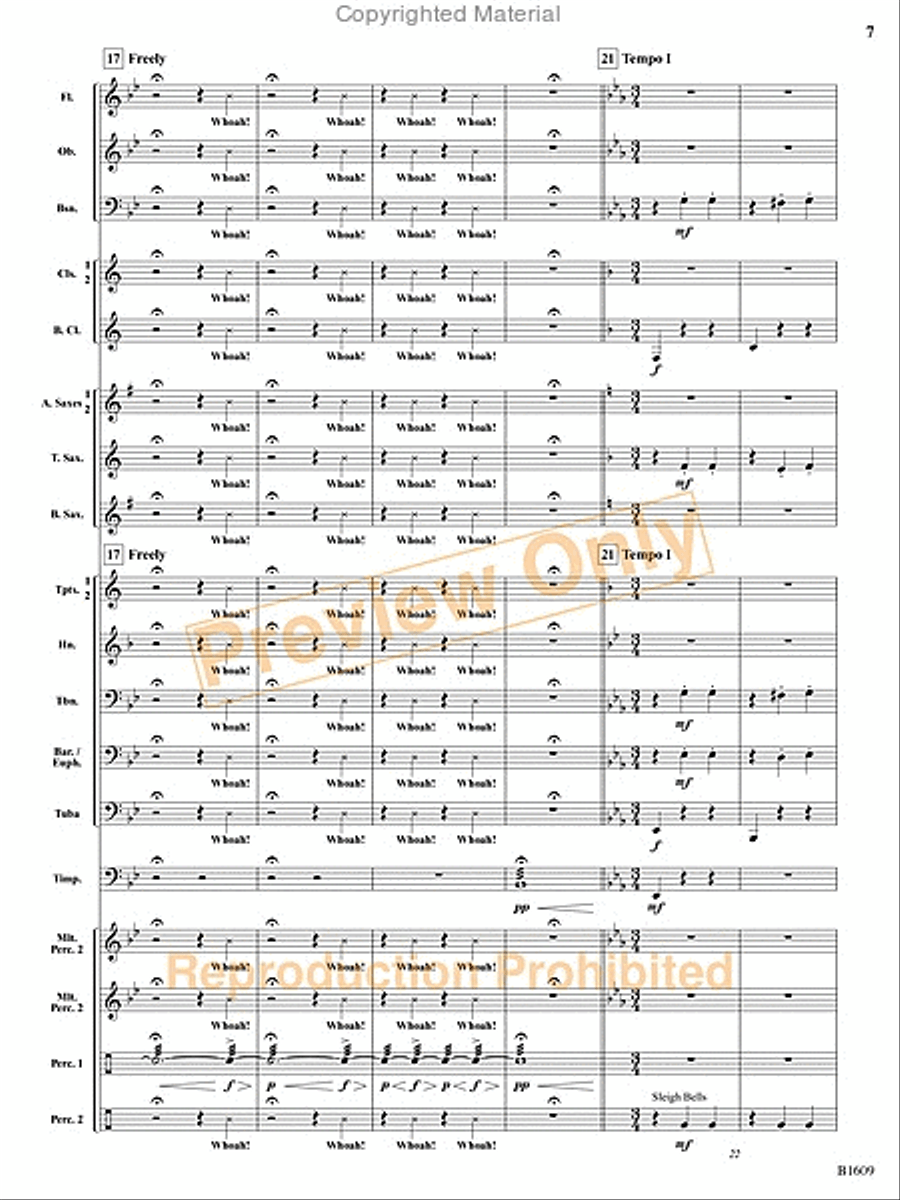 Christmas at the Circus Christmas at the Circus Concert Band scores gallery preview page 8