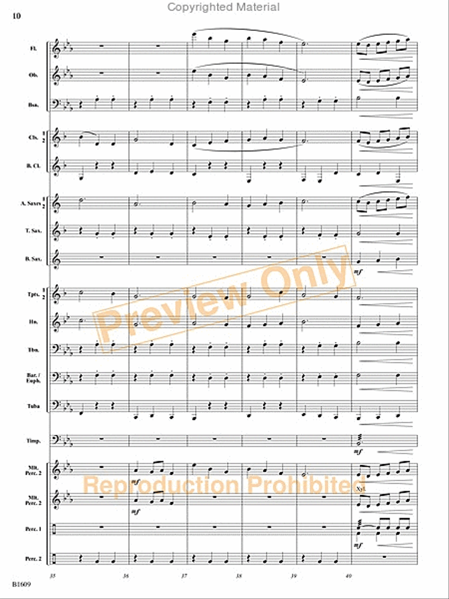 Christmas at the Circus Christmas at the Circus Concert Band scores gallery preview page 11