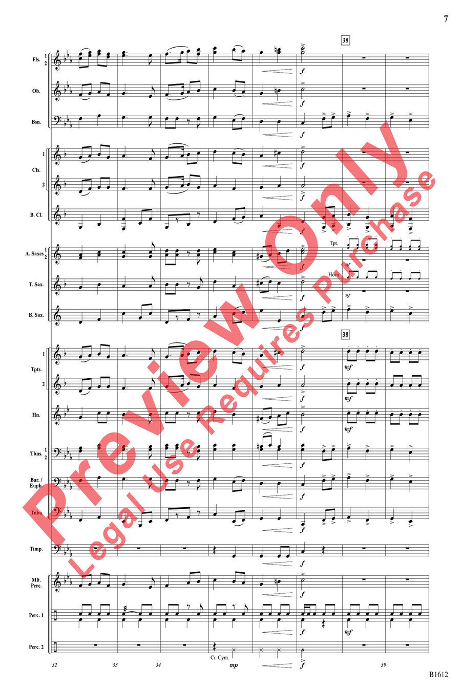 Hopak! Hopak! Concert Band scores gallery preview page 7