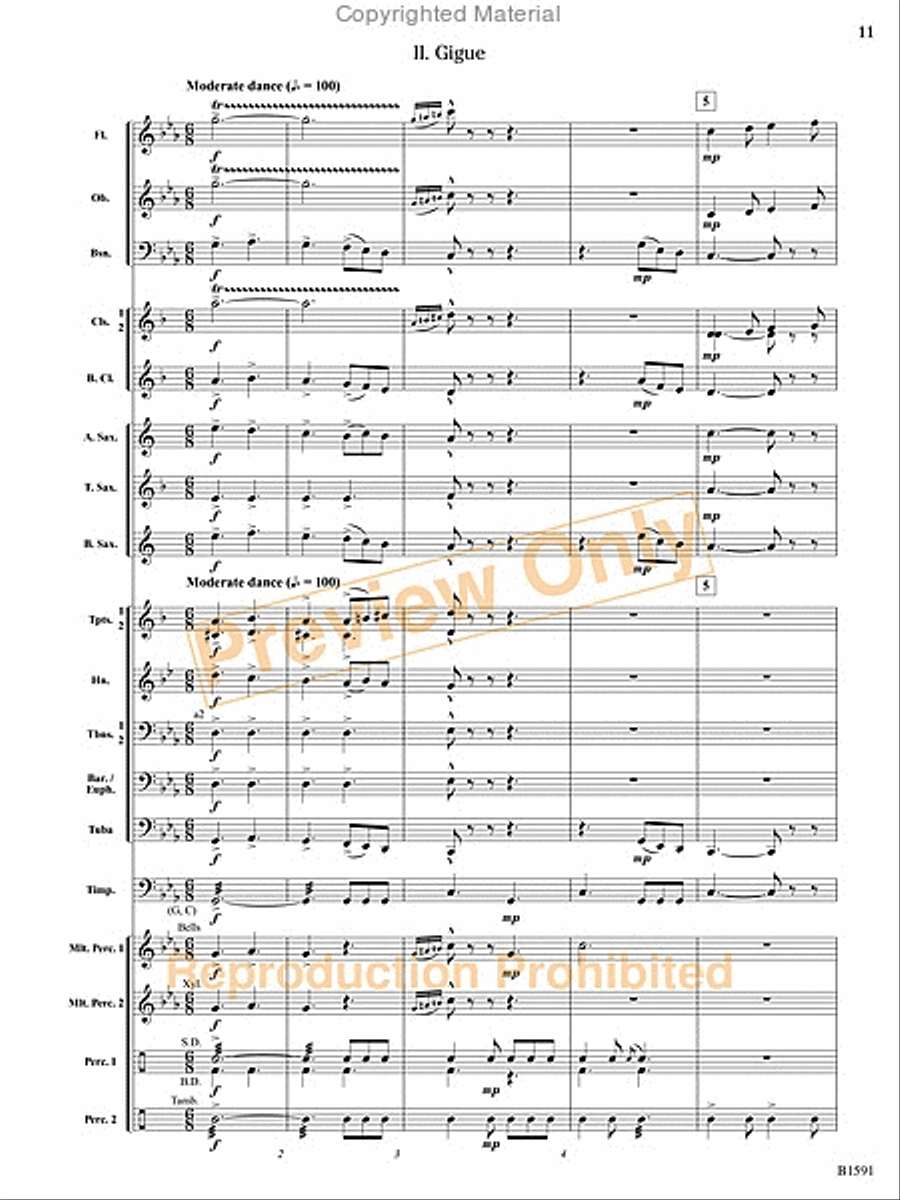 Little Suite for Band Little Suite for Band Concert Band scores gallery preview page 12