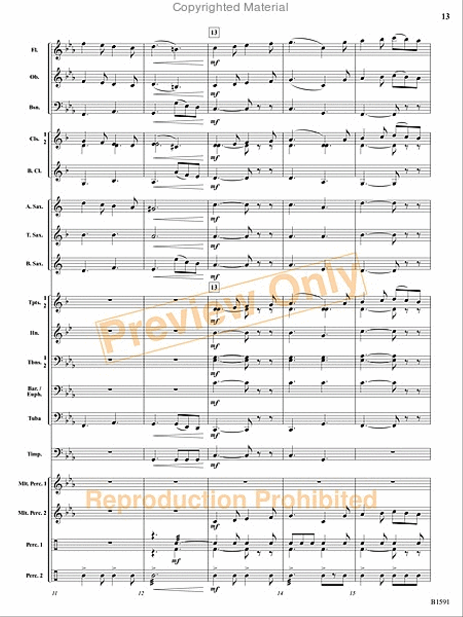 Little Suite for Band Little Suite for Band Concert Band scores gallery preview page 14