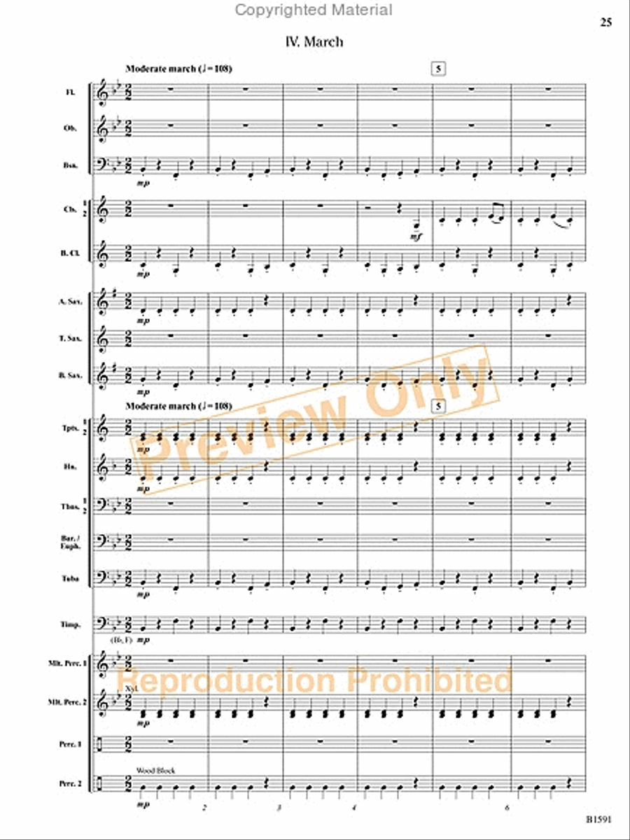 Little Suite for Band Little Suite for Band Concert Band scores gallery preview page 26