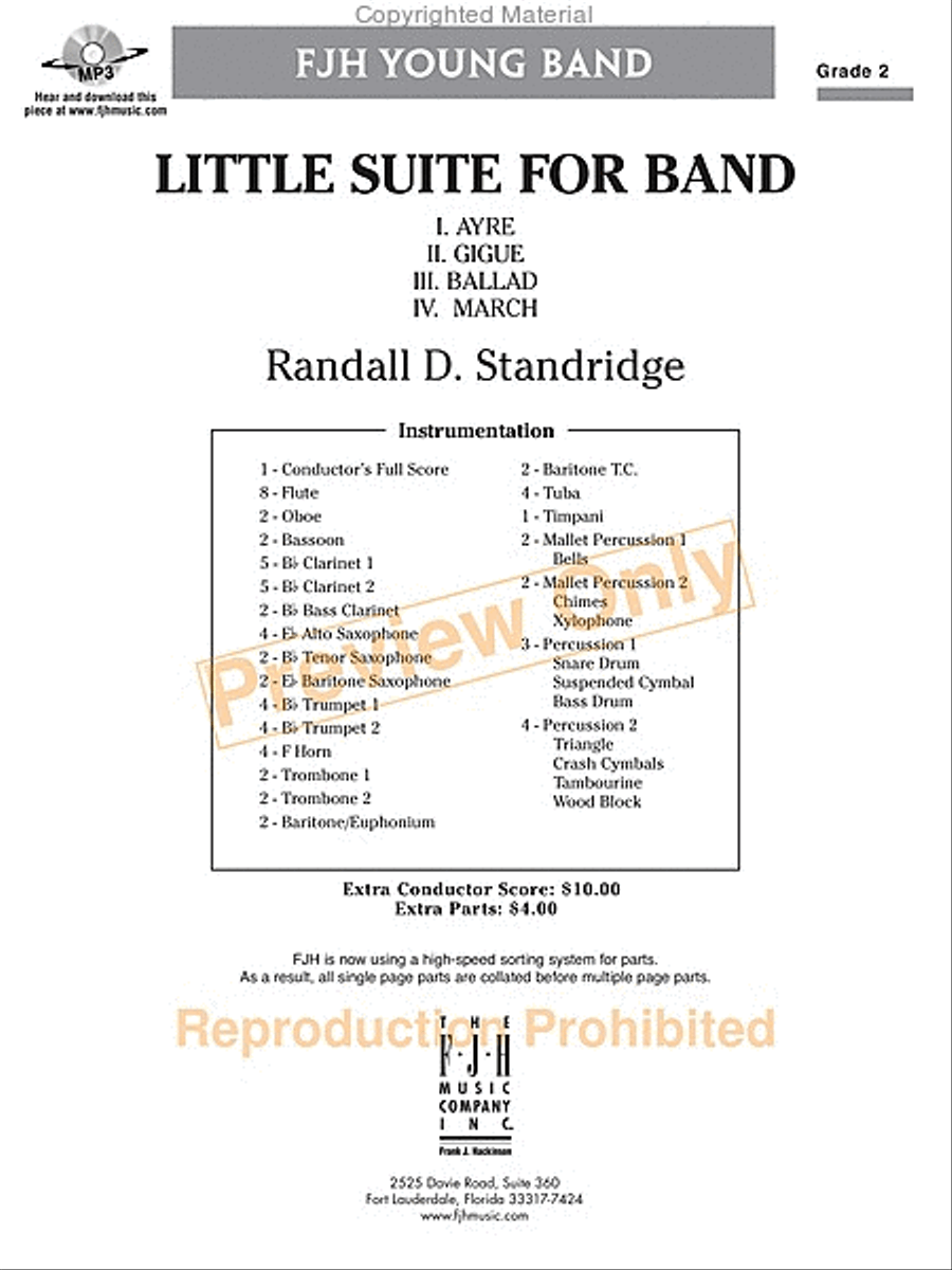 Little Suite for Band Little Suite for Band Concert Band scores gallery preview page 34