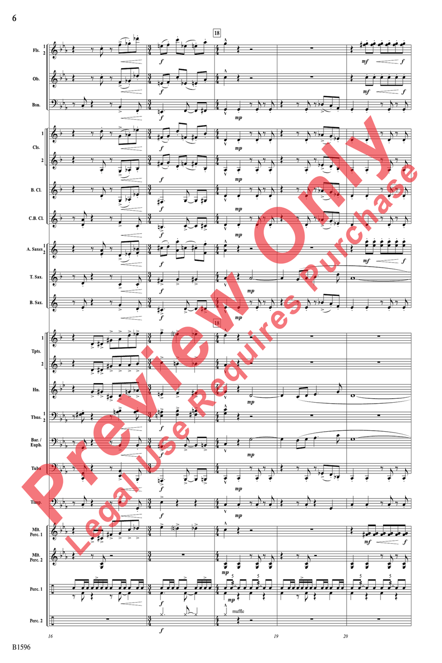 Marche Diabolique Marche Diabolique Concert Band scores gallery preview page 6
