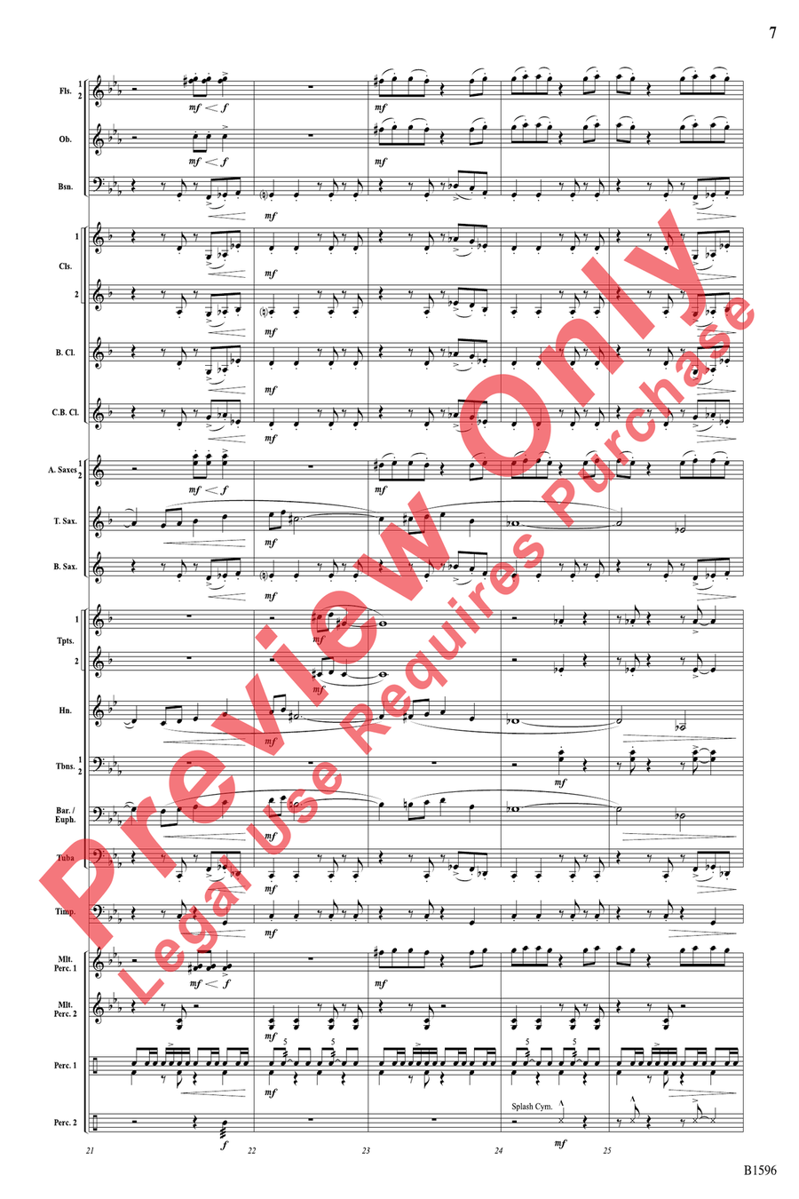 Marche Diabolique Marche Diabolique Concert Band scores gallery preview page 7