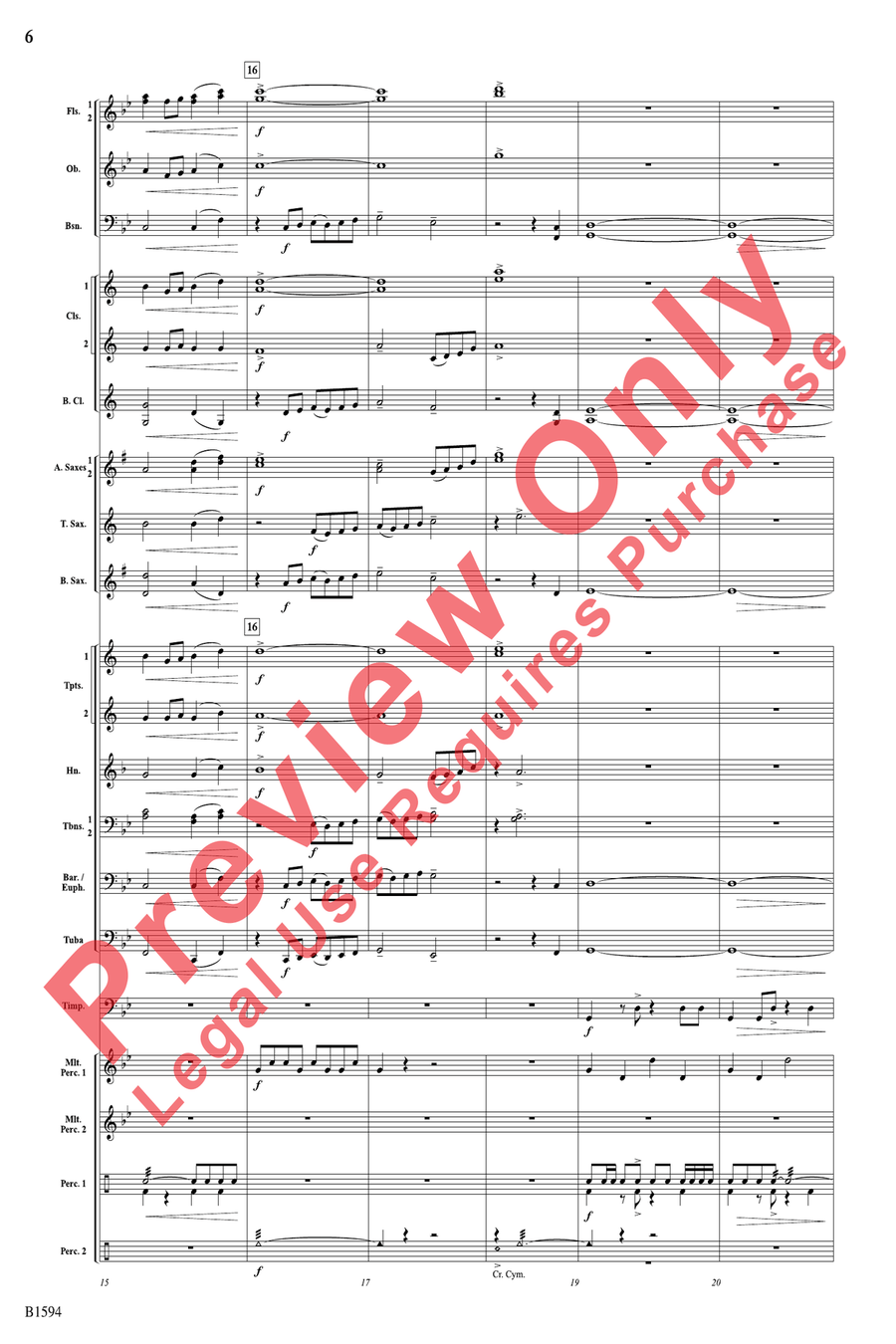 Quasar Quasar Concert Band scores gallery preview page 6