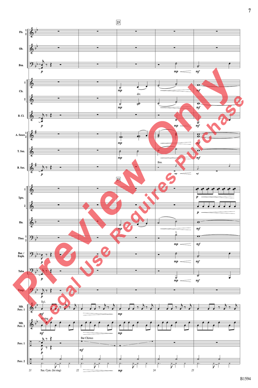 Quasar Quasar Concert Band scores gallery preview page 7
