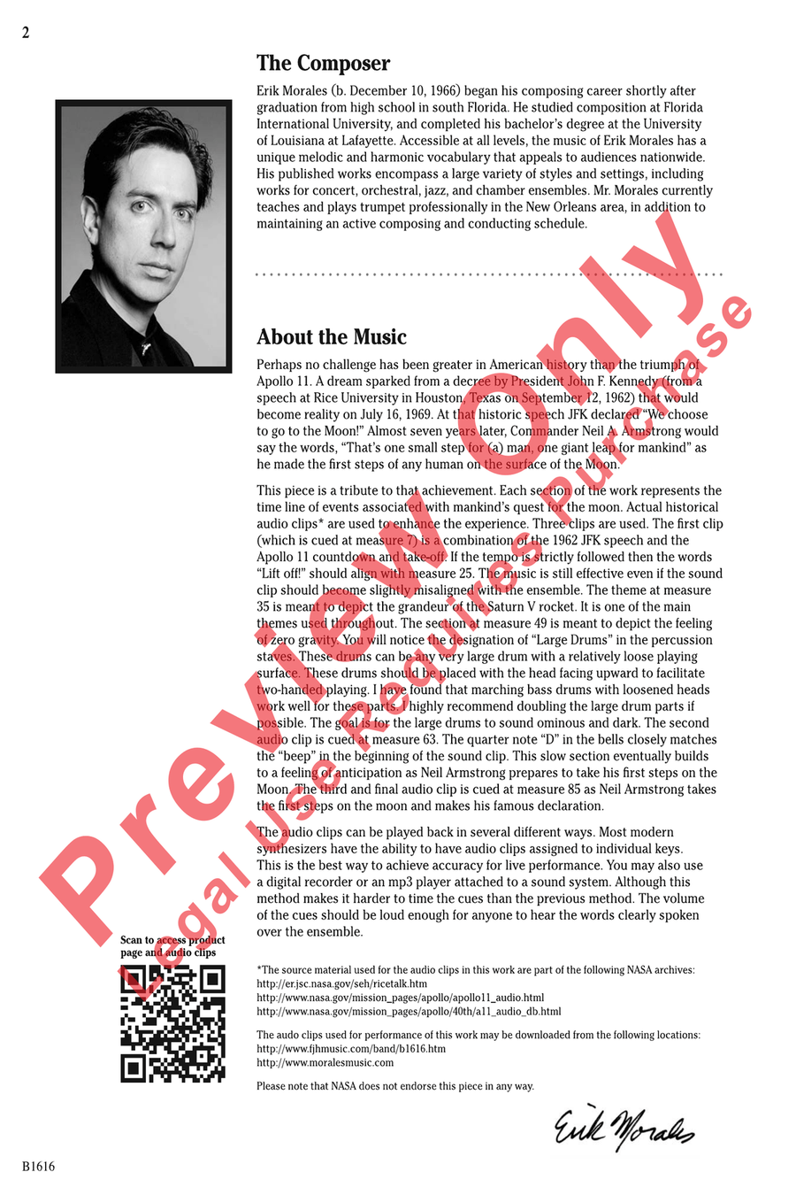 One Giant Leap One Giant Leap Concert Band scores gallery preview page 2