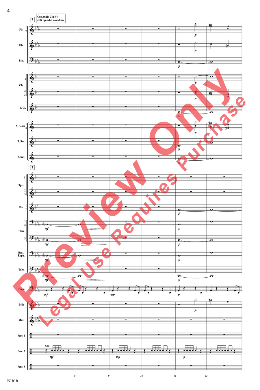 One Giant Leap One Giant Leap Concert Band scores gallery preview page 4