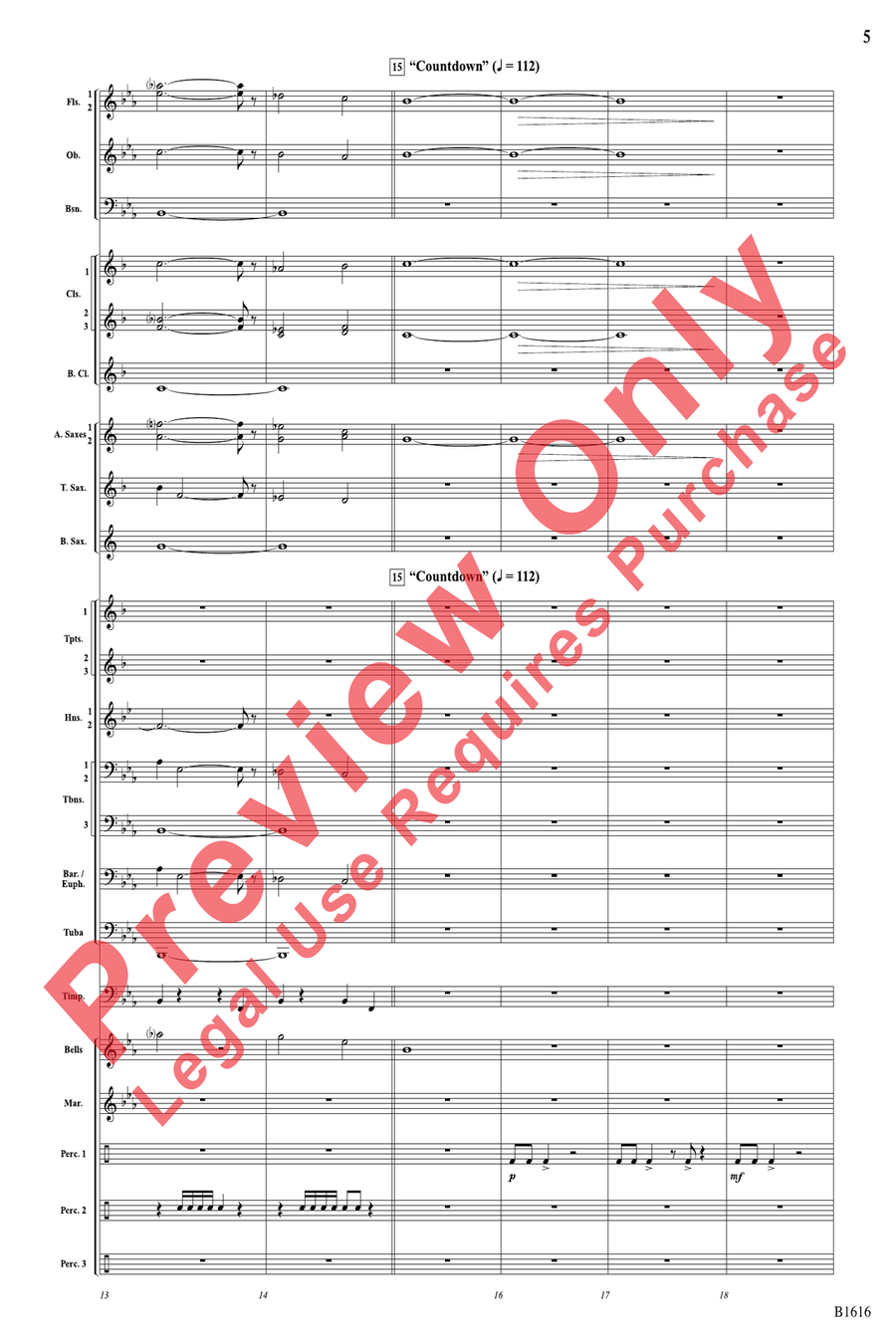 One Giant Leap One Giant Leap Concert Band scores gallery preview page 5