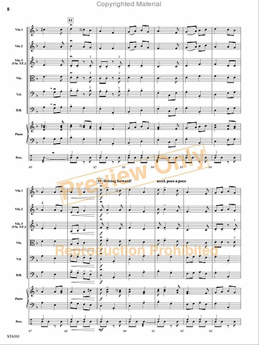 Hopak! Hopak! String Orchestra scores gallery preview page 9