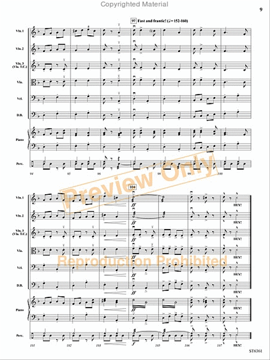 Hopak! Hopak! String Orchestra scores gallery preview page 10