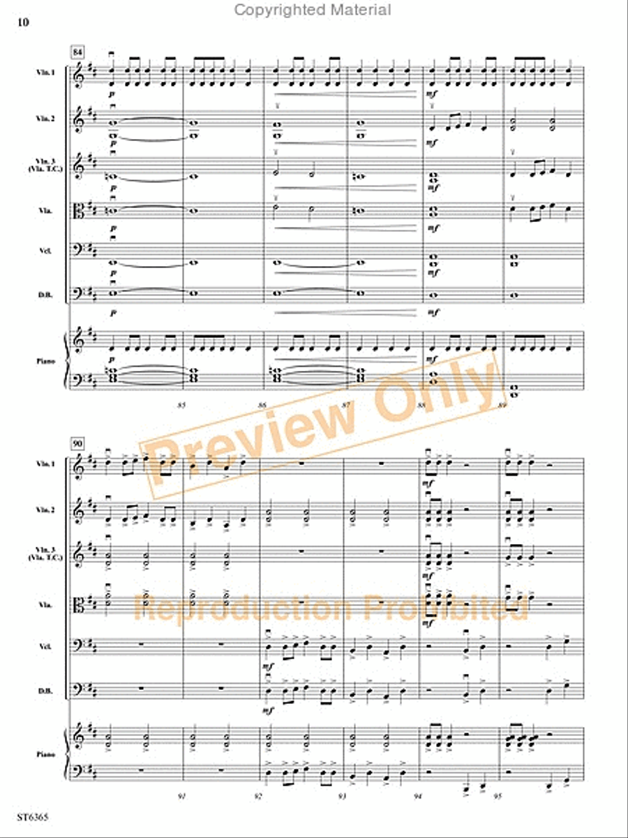 Perpetual Fiddle Motion String Orchestra scores gallery preview page 23