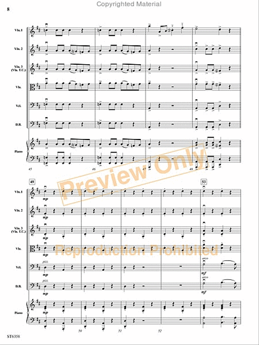 Toreador Toreador String Orchestra scores gallery preview page 21
