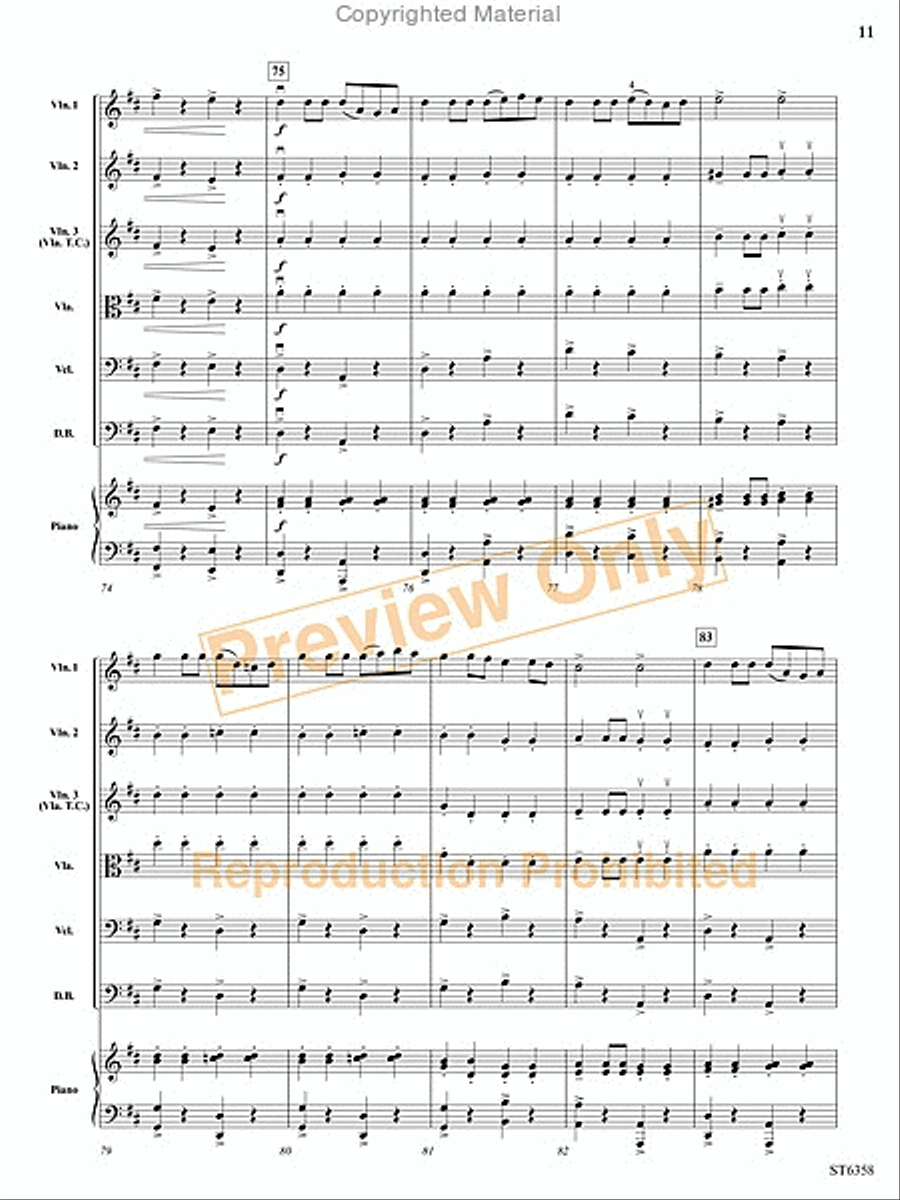 Toreador Toreador String Orchestra scores gallery preview page 24