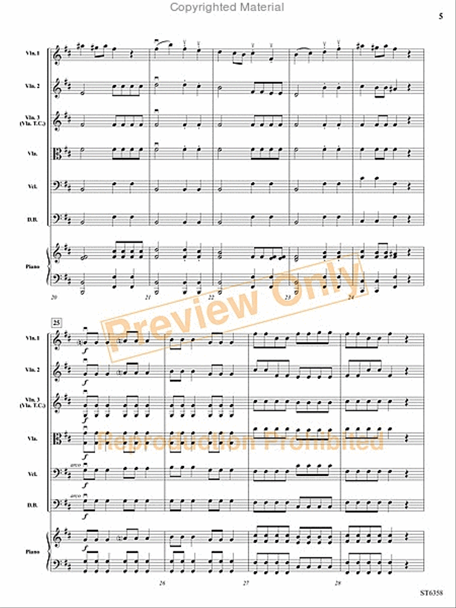 Toreador Toreador String Orchestra scores gallery preview page 6