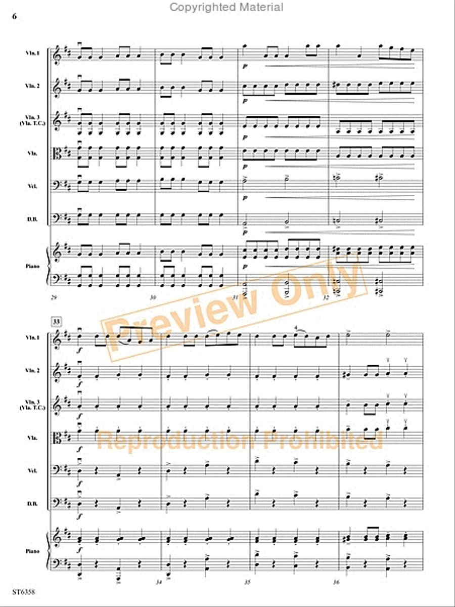 Toreador Toreador String Orchestra scores gallery preview page 7
