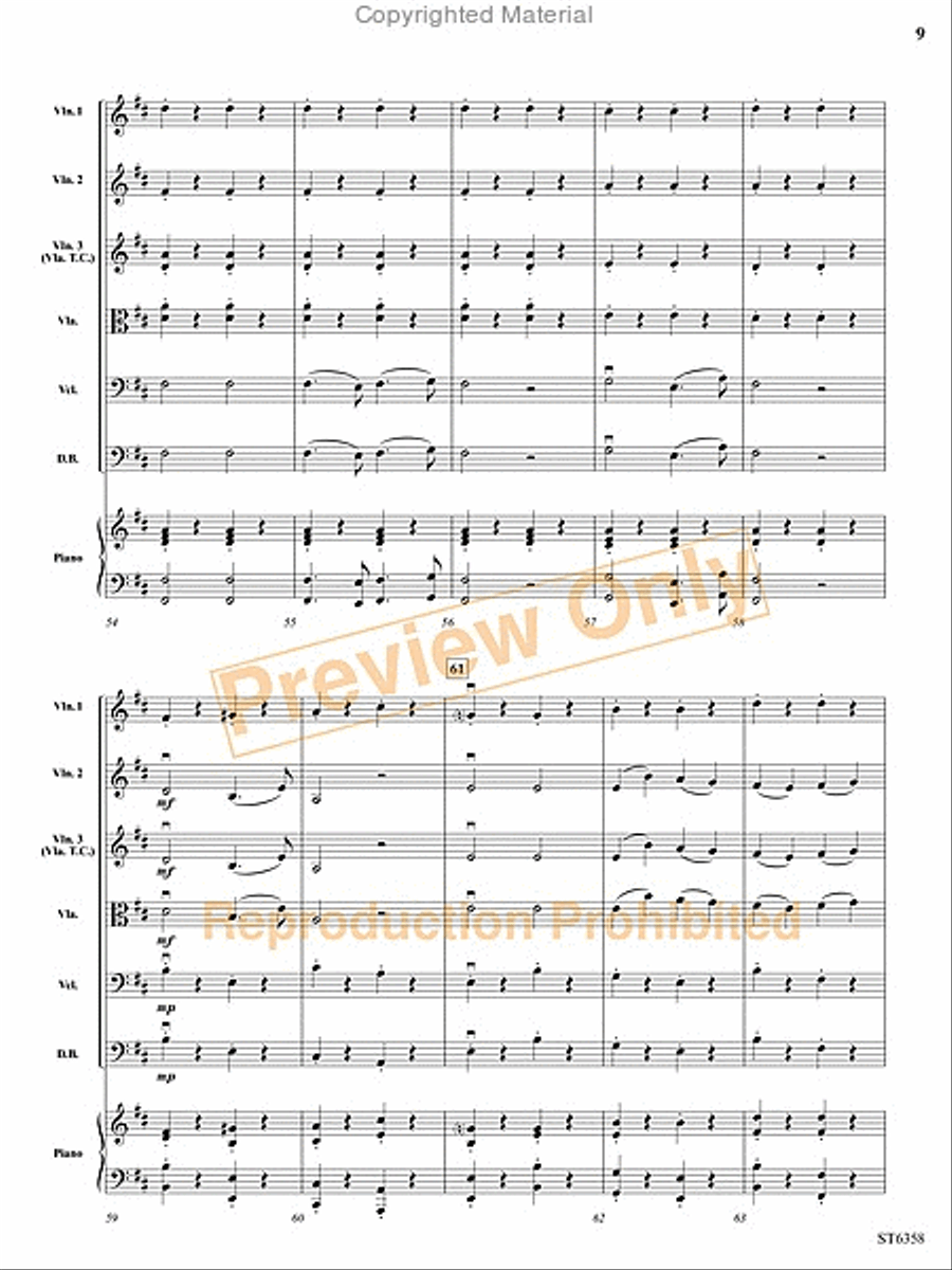 Toreador Toreador String Orchestra scores gallery preview page 10