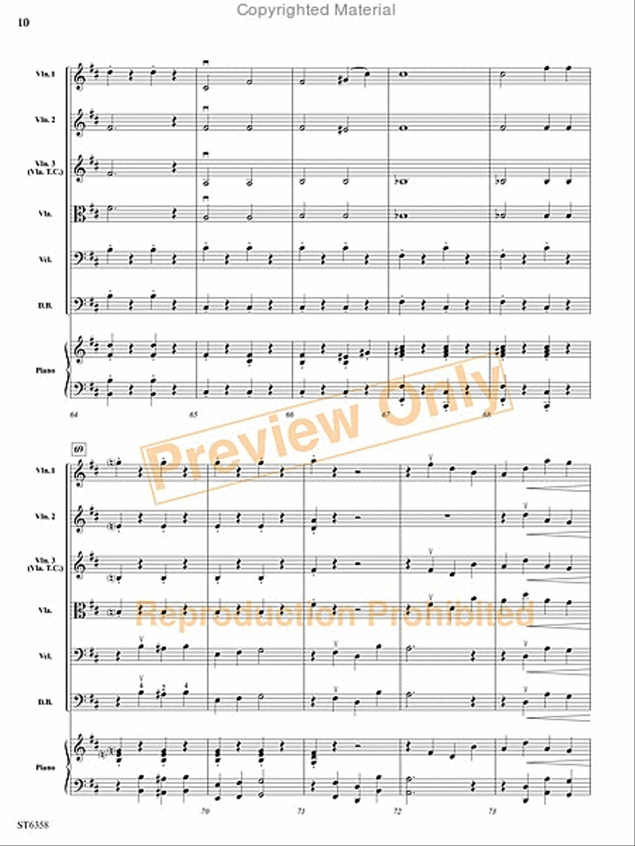 Toreador Toreador String Orchestra scores gallery preview page 11