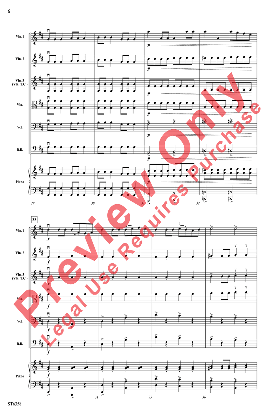 Toreador String Orchestra scores gallery preview page 6