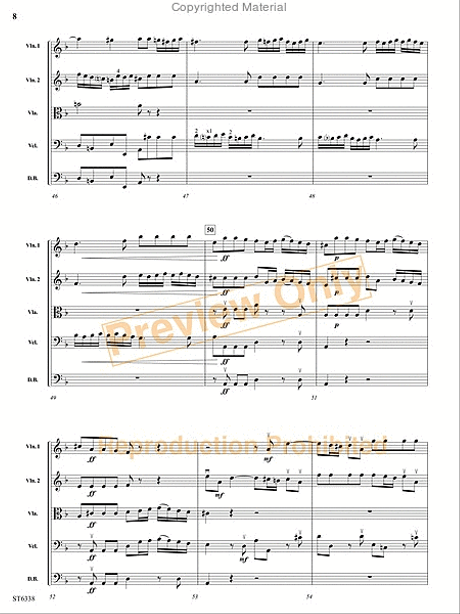 L'estro armonico L'estro armonico String Orchestra scores gallery preview page 9