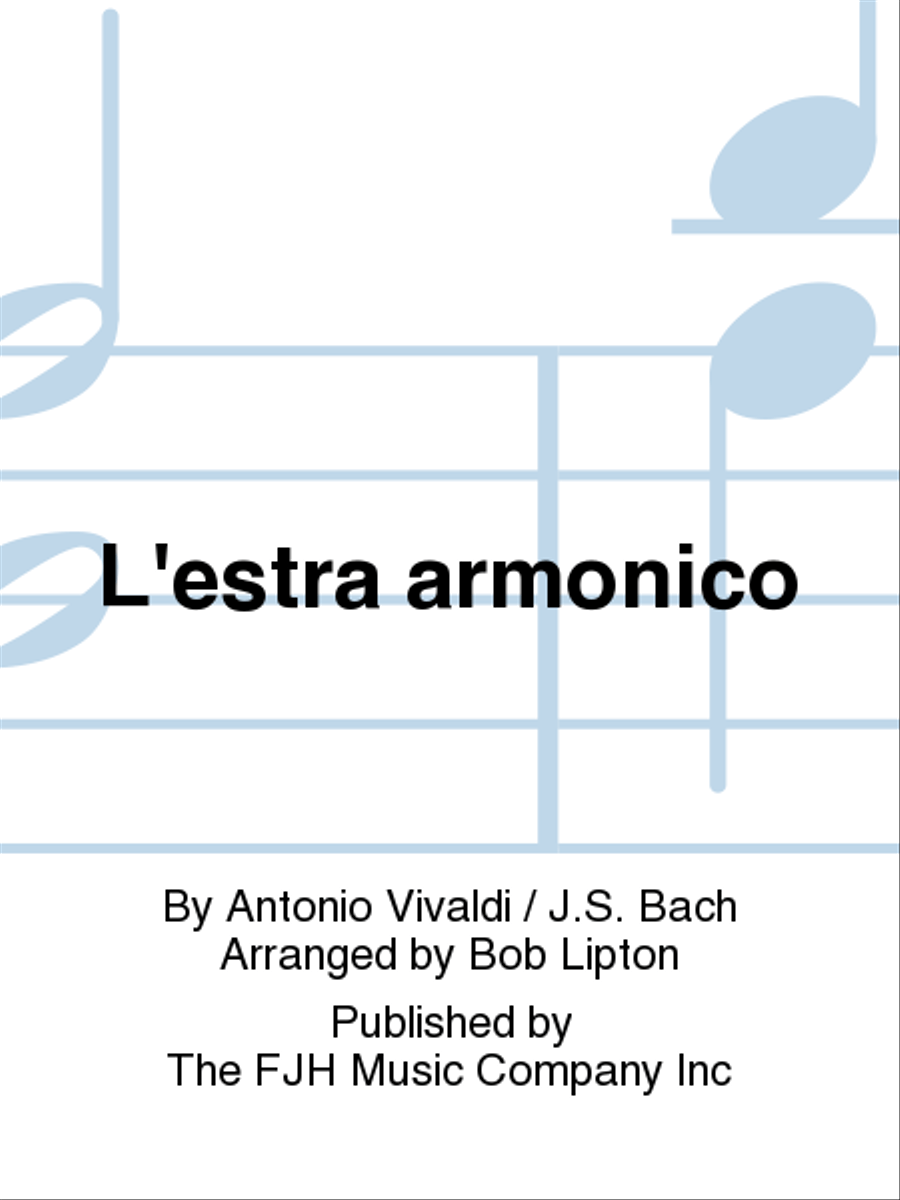 L'estro armonico L'estro armonico String Orchestra scores gallery preview page 1