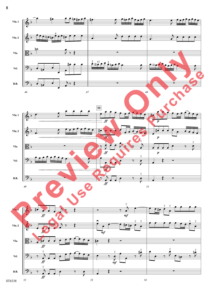 L'estro armonico L'estro armonico String Orchestra scores gallery preview page 9