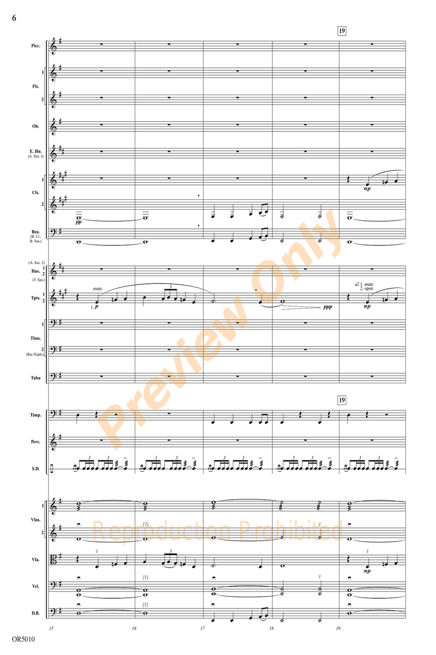 A Pirate's Legend Full Orchestra scores gallery preview page 6