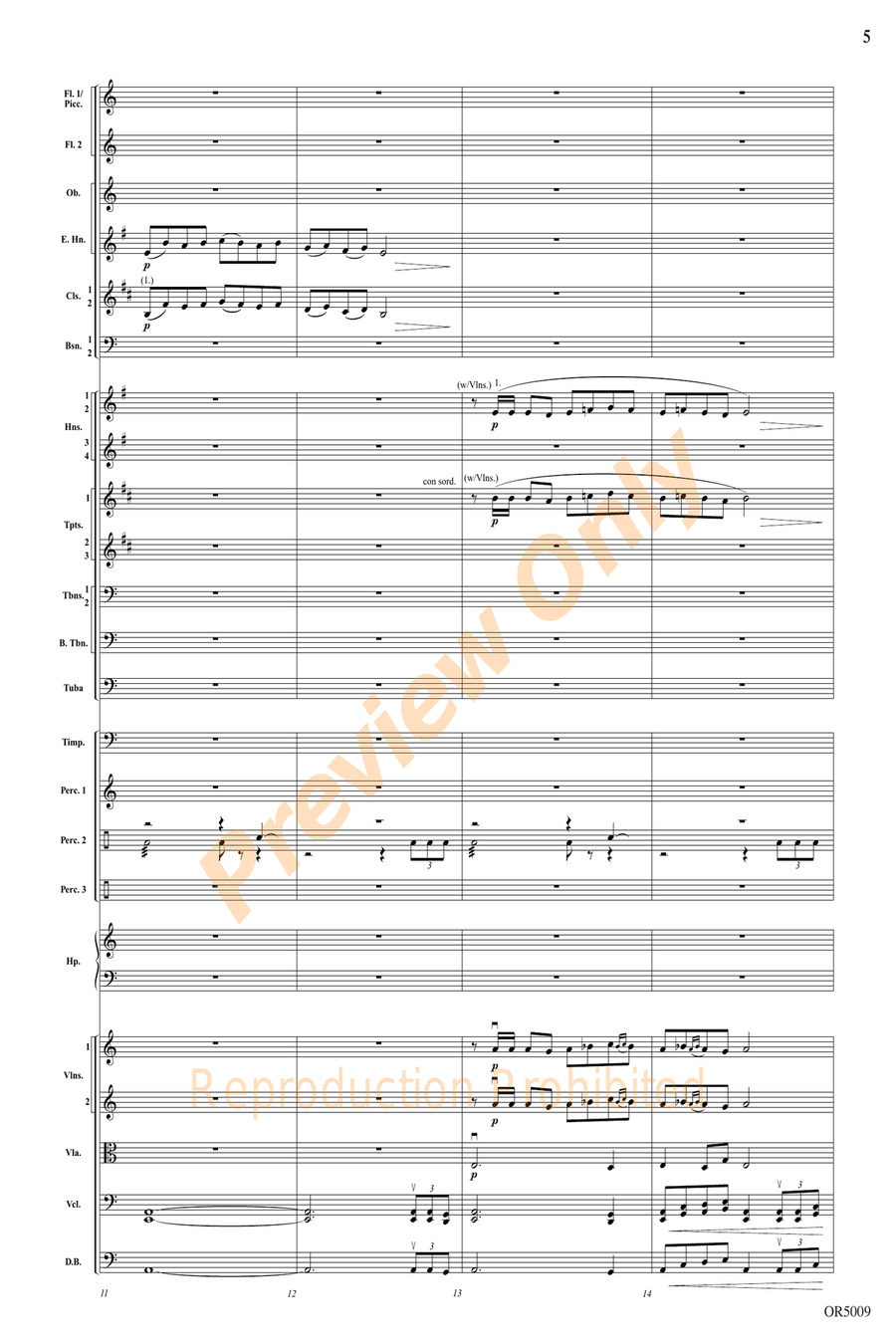 Egyptian Legacy Full Orchestra scores gallery preview page 5