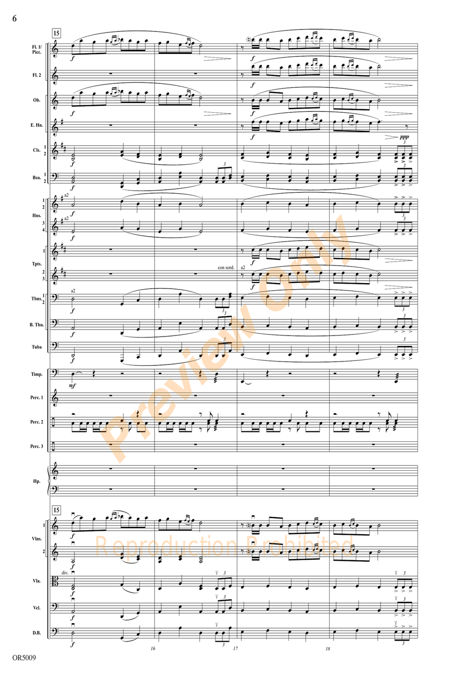 Egyptian Legacy Full Orchestra scores gallery preview page 6