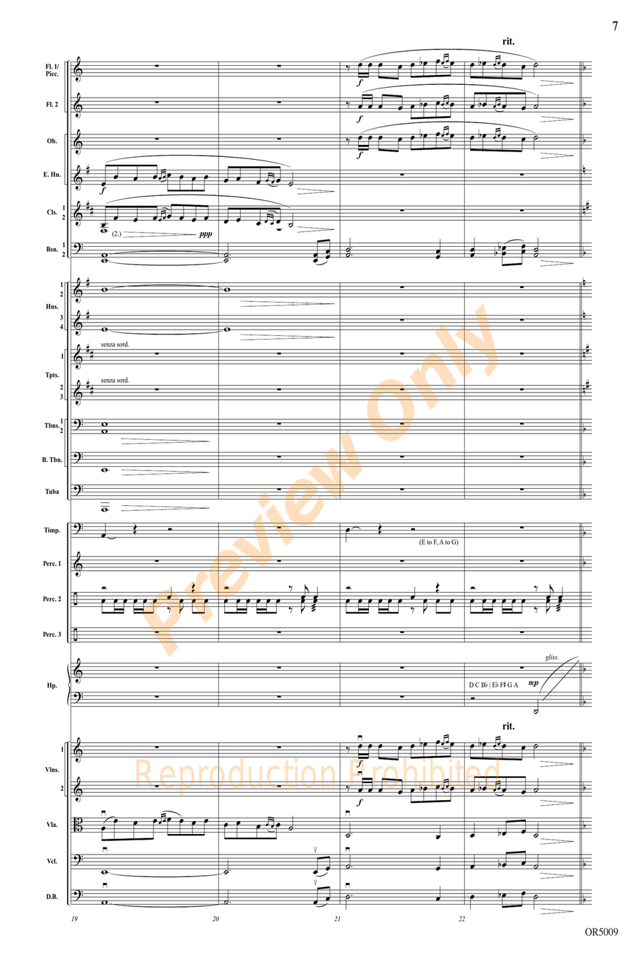 Egyptian Legacy Full Orchestra scores gallery preview page 7