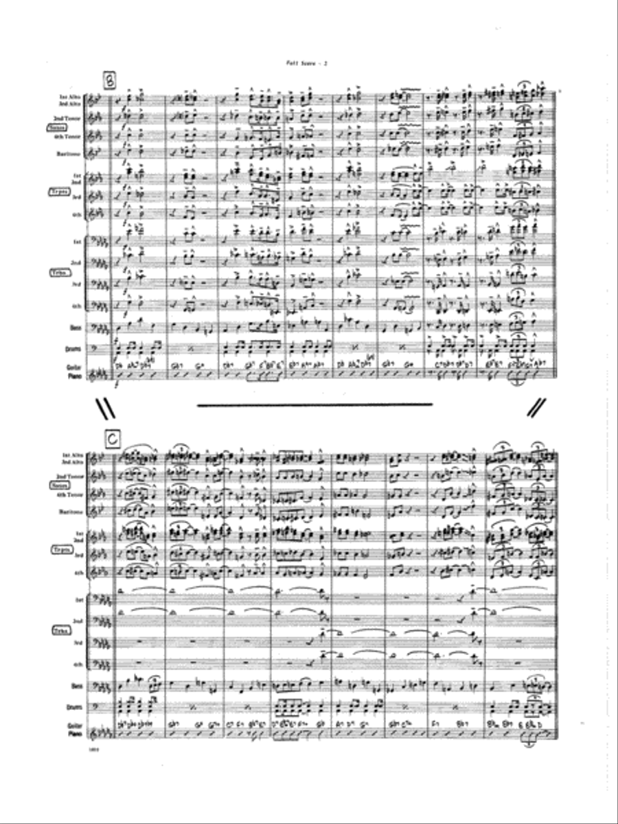 Don't Git Sassy - Full Score Jazz Ensemble scores gallery preview page 4