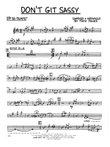 Don't Git Sassy - 3rd Bb Trumpet