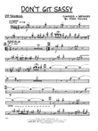Don't Git Sassy - 2nd Trombone