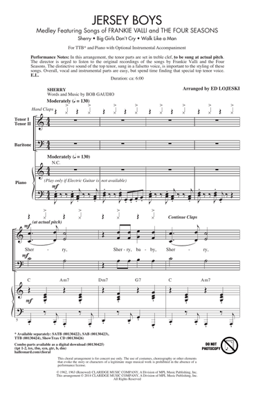 Jersey Boys Medley