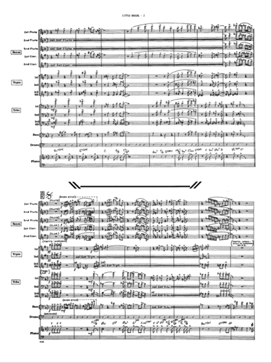 Little Rascal On A Rock - Full Score Jazz Ensemble scores gallery preview page 4