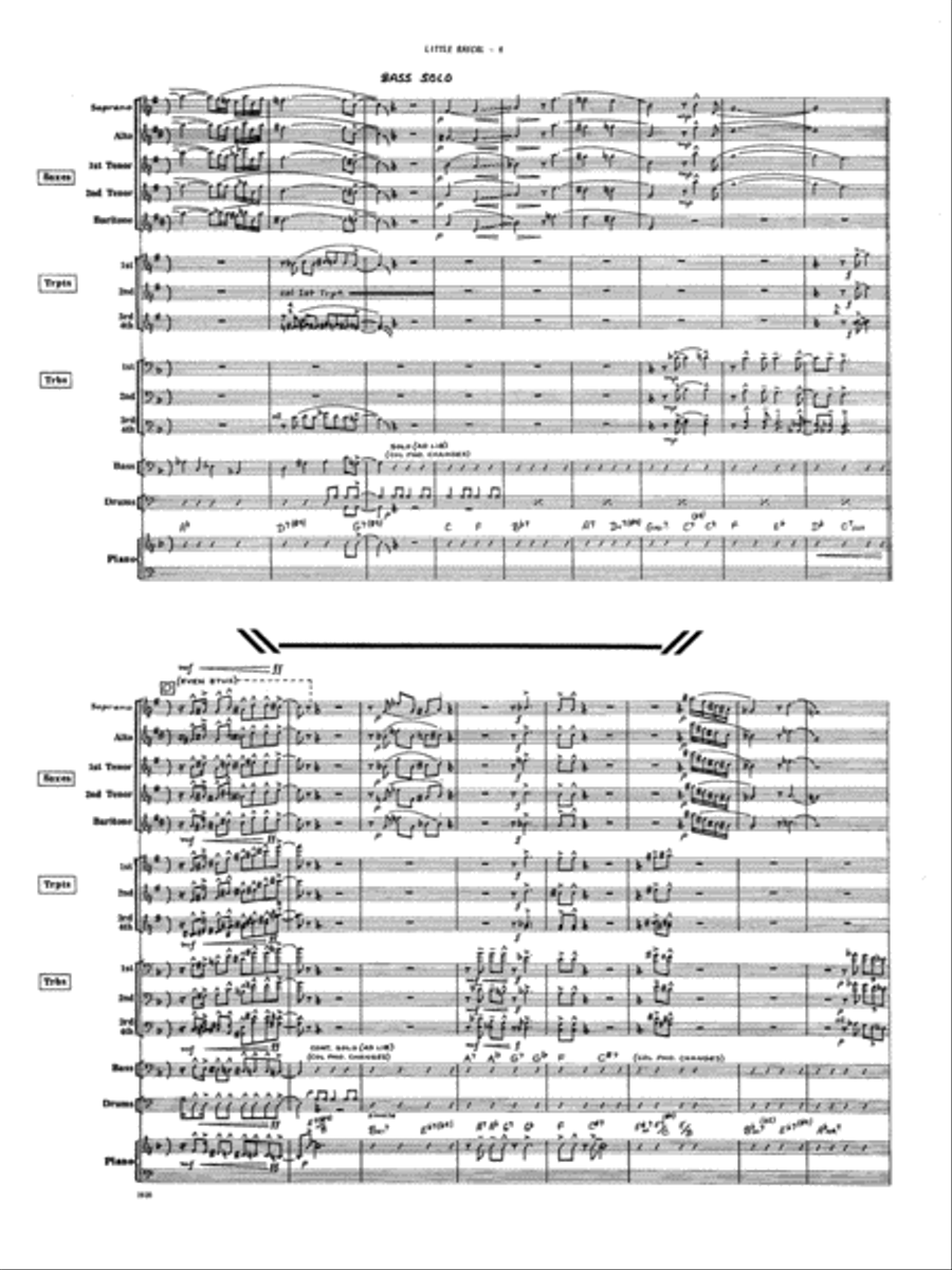 Little Rascal On A Rock - Full Score Jazz Ensemble scores gallery preview page 6