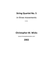 String Quartet No. 5