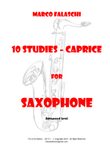 10 Studies – Caprice for Saxophone