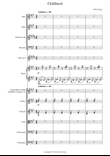 Childhood (for violin solo/soli (grades 1-2) and orchestra)
